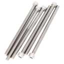 6pcs M6 x 90mm Full Thread 304 Stainless Steel Hex Socket Cap Bolt Screw