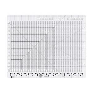 Creative Grids Stripology XL Slotted Quilting Ruler - CGRGE1XL Made in USA, 17-3/4in x 22in, Non-Slip Grip Extra Large Acrylic Fabric Strip Cutting, Sewing, Crafting, Patchwork Ruler & Template
