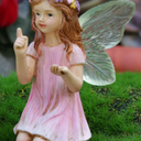 Fairy Garden Figurines - Lovely Vintage Angel Fairy Figurines for Planter Pot, Home Decor, Cake Topper, Car Decor, Micro Landscape, Birthday Party Favors Gift