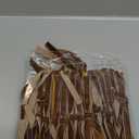 Glitinsel Brown 24 Pcs Velvet Bows Christmas Tree Ornaments Valentines Day Bows Decoration for Garland Home Coquette Wedding Decor (5 x 7 Inch,Width of 3/8")