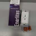 ENERLITES 3 Speed In Wall Ceiling Fan Control, Slide switch, 120VAC, 2.5A, Single-Pole, No Neutral Wire Required, 17000-F3-W-F, White