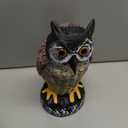 Galashield Owl Decoy to Scare Birds Away | Plastic Owls to Scare Birds Away | Owl Statue for Garden & Outdoors