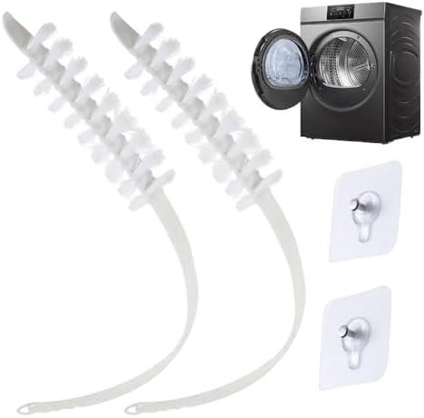 Washing Machine Set, Front-Mounted Washing Machine Cleaning Tool Accessory -2 Drum Gap Cleaning Brush for Removing Cotton lint Debris and Stains in Narrow Spaces and Gasket Rubber Seal Dryer (5 Pcs)
