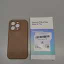 Magnetic for iPhone 16 Pro Case, Compatible with MagSafe, with 9H Nano Screen Protectors, Full Camera Protection, Silicone Shockproof Microfiber Lining Phone Case 6.3", Light Brown