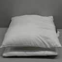 MIULEE Throw Pillows Inserts, Pack of 2 18x18 Inch 100% Virgin Fiber Filling Bed Couch Pillows