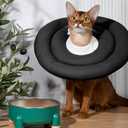 Comfortable Adjustable Soft Cone Alternative - Medium Dog & Cat Recovery Collar, Elizabethan Donut Collar, Different Sizes for Small, Medium & Large Pets