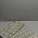 BTTN Boho Farmhouse Shower Curtain, Linen Rustic Heavy Duty Fabric Shower Curtain Set with Tassel, Water Repellent, Bohemian Vintage Country Thick Cloth Shower Curtains for Bathroom, Sage Green, 72x72