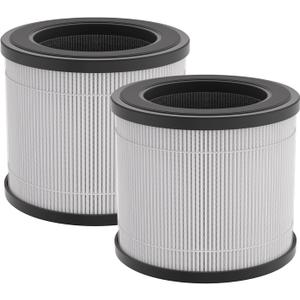 FULMINARE PU-P05 Air Purifier Replacement (2 Pack) Quiet Air Cleaner Filtering Out 99.97% 0.01 Microns, Smoke, Particles