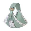Baby Sling Carrier, Cotton Baby Carrier Newborn to Toddler (7-33 Pounds), Lightweight, Ring Sling, Baby Carrier, Green