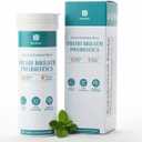 Oral Probiotics for Mouth Bad Breath, Fresh Breath Freshener, 60 Lozenges | 10 Billion CFU Supports Teeth & Gums Health, Dental Probiotic for Oral Health, Relieve Dry Mouth & Halitosis, Mint flavor (EXP 12/31/27)