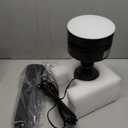 Ceiling Fans with Lights,36" LED Fan Light Hanging with Hook,Hook Type Ceiling Fan,Plug in Ceiling Fan Light,40W,3000-6500k,Remote Control,Portable Fan for Camping Bed,Patios,(Black)