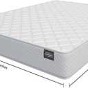 HomeLife Twin Mattress 6 Inches 38X75 White Medium Firm Hybrid for Bed Twin Size Mattress Pocket Coil Tight Euro Top High Density & Polyester Cover Rolled in a Box