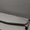 oleaf Ironing Board with Cover and Thicken Pad 43 x 13 Height Adjustable Full Size Foldable Iron Board with Iron Rest, Stable Steel Legs, Metal Construction, Heat Resistant, Silver