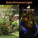 MEREAR Solar Watering Can Lights Outdoor with 8 Multi-Color Changing Modes, IP65 Waterproof Landscape Light Garden Decor, One Pole Two Lights Outside Decorations for Lawn, Backyard, Patio, Chrismas