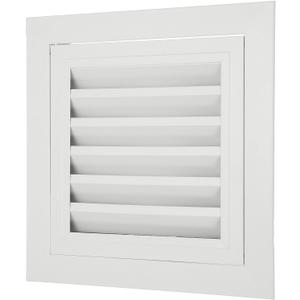 PATIKIL 10" x 10" Aluminum Return Grille, Return Air Vent Cover Linear Bar Removable Grille with Mesh Filter for Sidewall Wall Ceiling Floor HVAC System, White