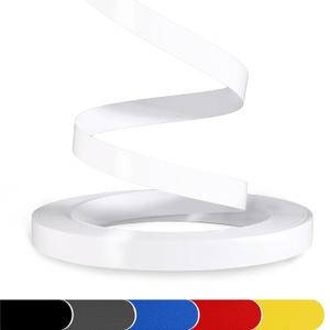 PVC Edge Banding, 3/4" x 25ft Glossy White Non Glued Veneer Edging for Table Cabinet Furniture Trim