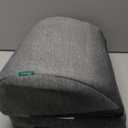 Snailax Heated Foot Rest Under Desk at Work, FSA Eligble Desk Foot Stool with Heat & Vibration Massage, Adjustable Height, 2 Heat Levels Foot Warmer Feet Heater for Office Chair, Gaming Home Use (Grey)