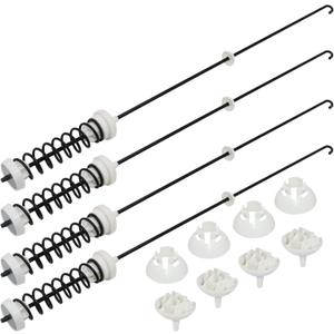 2025 UPGRADEDW10780048 WTW4800XQ4 WTW4800XQ1 RTW4640YQ1 ATW4675YQ1 Washer Suspension Rod Kit(4 packs) by Beaquicy - Replacement for Whirlpool Ken-more Admiral May-tag Washing Machine