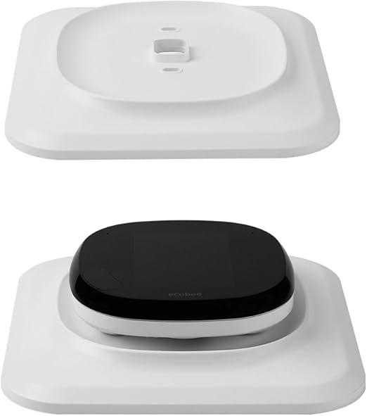 Wall Plate Bracket for Ecobee 4 Smart Wi-Fi Thermostat (White)