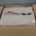 GarveeHome Scalloped Area Rugs 8x10 for Living Room, Solid Tan Jute Large Washable Rug Soft Non Slip Backing Floor Mat Carpet Indoor Thin Rug for Bedroom Dining Room Playroom Nursery Home Decor