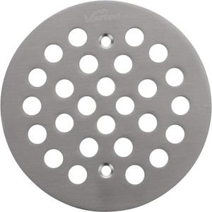 4-1/4 Inch Screw-in Shower Drain Cover Replacement Floor Strainer - Brushed Nickel, Brushed Gold, Oil Rubbed Bronze, Chrome, Antique Bronze, Black