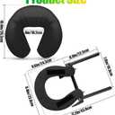 Universal Massage Table Face Cradle & Cushion, Adjustable Massage Chair Spa Bed Headrest & Face Pillow Support, Elastic Memory Foam Face Pillow Set Massage Table Accessories Massage Equipment