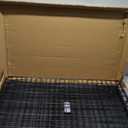 MidWest Homes for Pets Newly Enhanced Single & Double Door iCrate Dog Crate, Includes Leak-Proof Pan, Floor Protecting Feet, Divider Panel & New Patented Features (36.0"L x 23.0"W x 25.0"H, Black)