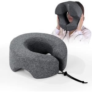 BALAPET Breathable Face Down Pillow, Massage Pillow Face Down After Eye Surgery, Adjustable Memory Foam Stomach Sleeping Pillow for Rest and Recovery(Dark Gray)