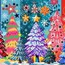 Springbok Colorful Christmas Forest Premium 1000 Piece Holiday Jigsaw Puzzle for Adults - Limited Edition Christmas Collectible Puzzle