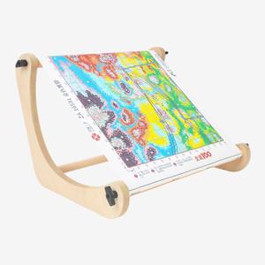 Airo Adjustable Embroidery Table Stand,with 2 Size Rods (11.8" & 15.3"), Cross Stitch Holder for Hand Work & Lap Stitching with Both Hands Free