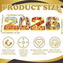 Mooliwe 4 Pcs 2026 Graduation Fillable Numbers for Charcuterie Class of 2026 Cardboard Number Grad Charcuterie Board Serving Trays Graduation Food Box for Tray Party Supplies(Gold)