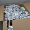 6 Layers Car Cover Waterproof All Weather for Automobiles, SUV Cover Size A7 Universal Fit for Toyota Highlander, Honda Pilot, Nissan Pathfinder/Murano, BMW X5(191-201 inch), Silver