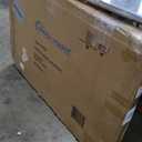 SIMPLI-MAGIC 8ft Portable Plastic Folding Table  Indoor & Outdoor Heavy-Duty Foldable Utility Table w/Handle for Party & Camping (White)