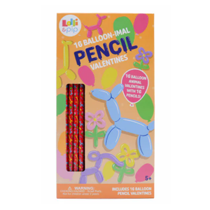 2pcs Lolli & Pip™ Balloon-imal Valentine's Day Exchange Pencils
