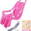 DRBIKE Doll Bike Seat for Girls Bike - Doll Carrier Attachment for 18"-22" American Girl Dolls & Stuffed Animals, Kids Bike Accessories, Fits Most 12-20 Inch Kids Bike (Pink)