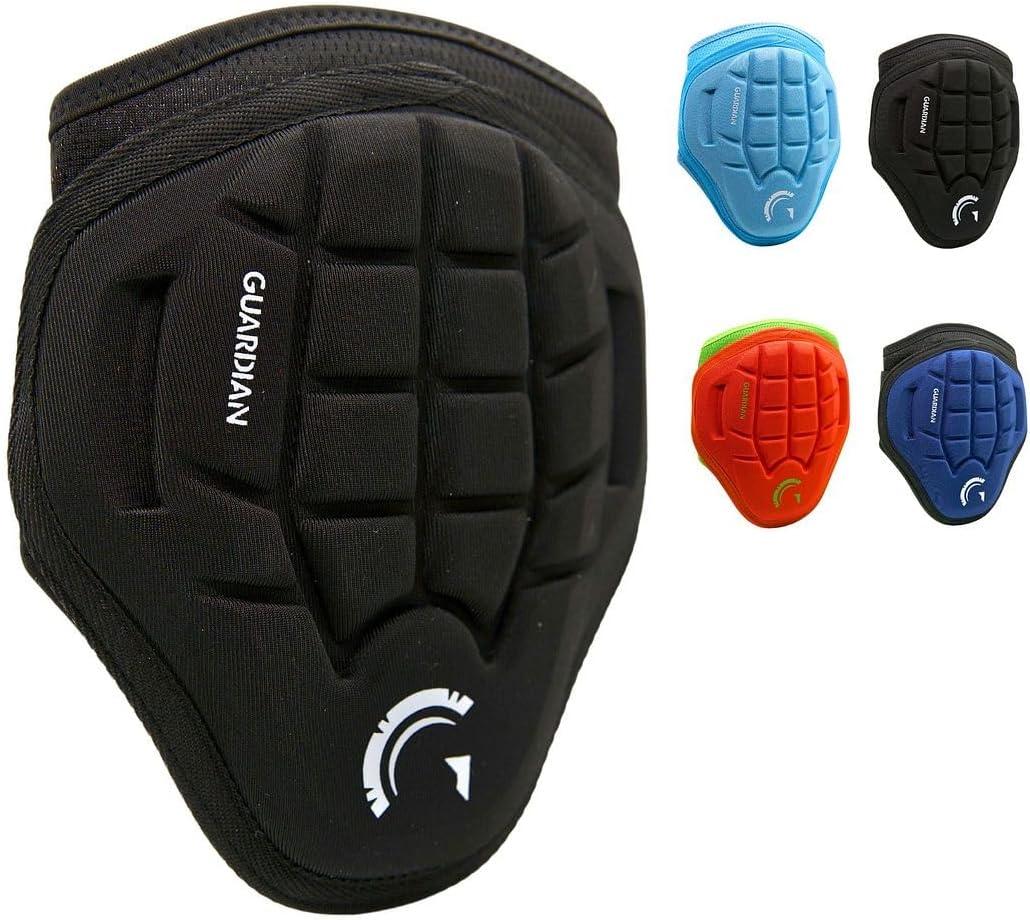 Guardian Baseball Elbow Guard Youth & Adult | Batting Elbow Guard Baseball | Adjustable Buckle | Lightweight Flexible Shell (Black)