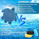 2-Pack Hot Tub Scum Absorber Sponge | Efficiently Removes Oils, Lotions & Foam, Floating Reusable Cleaner for Spa, Pool, Jacuzzi, Keeps Water Crystal Clear