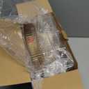 NATURE'S SOURCE Makeup Organizer for Vanity, 3-Tier Corner Bathroom Organizer Countertop with Makeup Brush Holder, Corner Counter Storage for Bathroom Dresser- Amber Gold