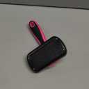 Self-Cleaning Pet Grooming Brush - Skin-Friendly Deshedding Tool for Dogs & Cats in Pink, Removes Loose Hair and Tangles