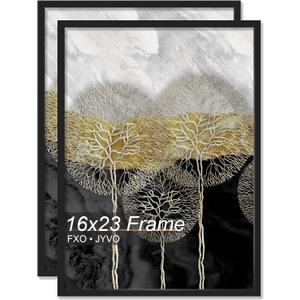 16x23 Picture Frame Set of 2 for Photo Poster Horizontally/Vertically