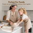 9 Inch Banneton Proofing Basket Set, Sourdough Starter Kit for Artisan Bread Baking, Includes Tools for Dough Proofing and Gift Packaging