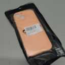 MZELQ Silicone Compatible with iPhone 15 Case, Card Holder Camera Protection Cover + Screen Protector, Card Slot Soft Slim Phone Case -Pink