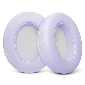 Protein Leather Replacement Ear Pads for Audio Technica M50X/ M40X, Steelseries Arctis, Sony MDR 7506, Turtle Beach Stealth 400/ 600 & More - Cushions with Memory Foam & Added Thickness - Purple