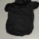 Dog Sweaters for Medium Dogs,Dog Hoodie Fleece Pet Sweater Soft Clothes Sweatshirt with Pocket Pet Hoodie for Medium Dogs(Black&M)