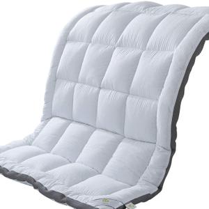 Mattress Topper King & Mattress Pad Protector - Quality Plush Luxury Down Alternative Pillow Top - 2inch Extra Thick Mattress Cover(76"x80")