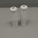 1 Pair 1"-7/8" Universal Motorcycle Bike Vintage Classic Handlebar Hand Grips Bar(White)
