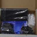 Qualirey 24 Pcs Reflective Pinwheels with Stakes Sparkly Pinwheels for Yard and Garden Windmill Wind Spinners Efficiency Reflective Material Deterrents Keep Birds Away Garden Yard Lawn(Blue)