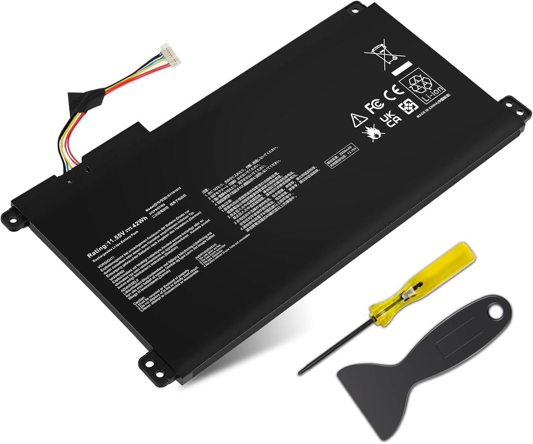 TREE.NB B31N1912 C31N1912 Laptop Battery Replacement for ASUS VivoBook 14 E410M E410MA L410M L410MA E410KA F414MA E510MA E510KA L510MA R522MA E410MA-EK026TS L410MA-BV058TS E510KA-EJ033TS 11.55V 42Wh