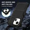 for Defender iPhone 13 Case with Clip,for Holster iPhone 13 Case with Kickstand,for Heavy Duty iPhone13 Phone Case Rugged 2 Layers of Sturdy,Anti-Drop for Phone Case iPhone 13Case Protective(Black)