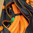 Kinetic Recovery Rope 1.26" x 30ft 55000lbs Heavy Duty Offroad Snatch Strap with 2 Soft Shackles, Kinetic Tow Rope Recovery Kit, 35% Elasticity Tow Ropes for Trucks SUV UTV ATV Tractor (Orange)